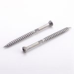 Torx plakangalvas koka skrūve